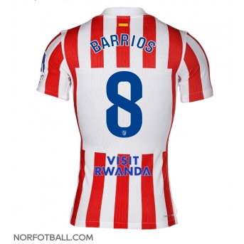 Billige Fotballdrakt Atletico Madrid Pablo Barrios #8 Replika Hjemmedrakt 2025-26 Kortermet